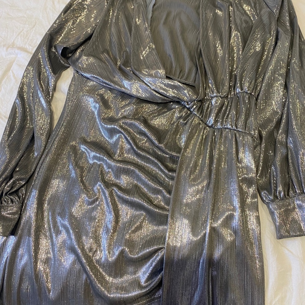Silver Mini Dress - Picture 2 of 2